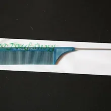 12 шт./лот Профессиональный Салон расческа для стрижки. Жесткие пластиковые расчески. Острый конец № 106