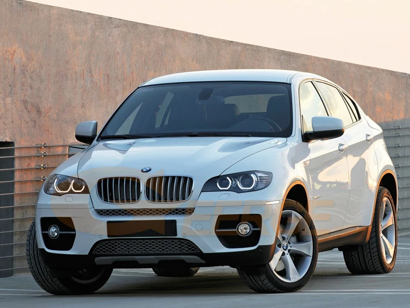 Для BMW X6 E71 E72 X6M 2008- ксеноновая фара отличный DTM M4 Стиль ультра яркий комплект светодиодов «глаза ангела»