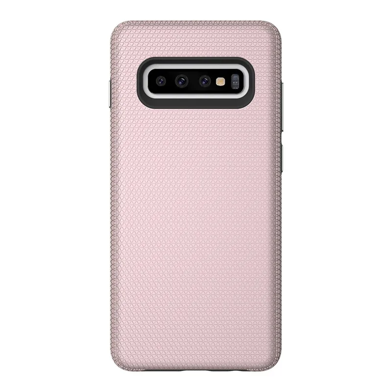 Теплоотвод мобильный телефон Сумки Чехлы для samsung s10Plus S10lite note9 мода покрытие Европейская версия PU силиконовый Жесткий Чехол - Цвет: Pink