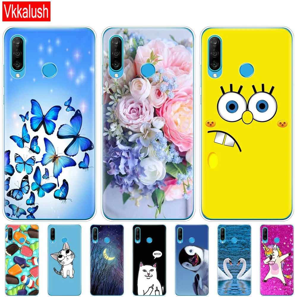 

case for Huawei P30 Pro Case Huawei P30Pro Case Silicon TPU Phone Back Cover On Huawei P30 Pro VOG-L29 ELE-L29 P 30 Lite Case