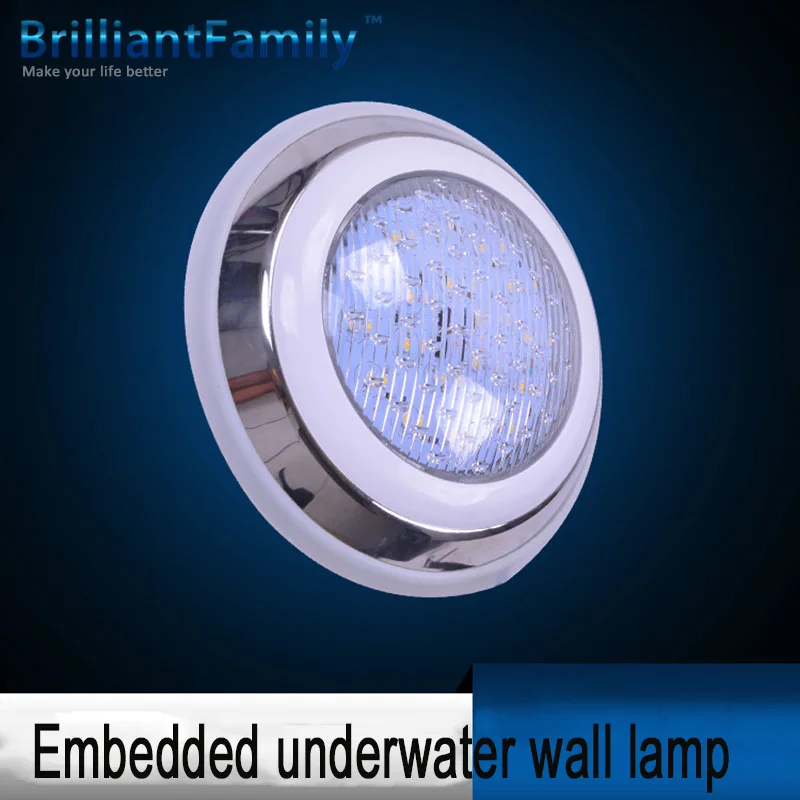 

12V IP65 Stainless Steel LED Swimming Pool wall Light Underwater Light Recessed Multifunction Wall Mounted for Fountain Lamp