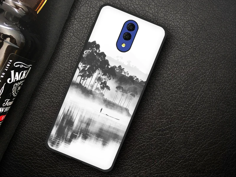 JURCHEN Case For Alcatel 3L Case Soft Tpu Silicone Back Cover For Alcatel 3L 3 L Case Cover Funda Printing Bag Cartoon