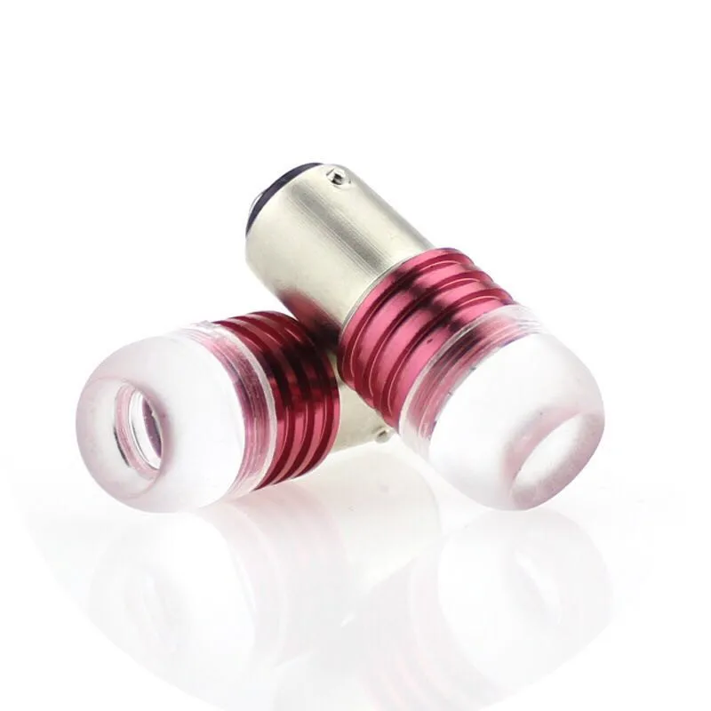 2X Strobe Flashing Red 1157 2357 LED Car Motorcycle Tail Brake Light Lamp Bulb
