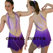 Лидер продаж, платье для фигурного катания на заказ для детей, модные новые Брендовые платья для катания на коньках для девочек, DR3583