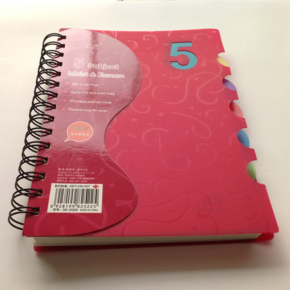 Записная книжка записная органайзер спиральный блокнот a5 для упражнений