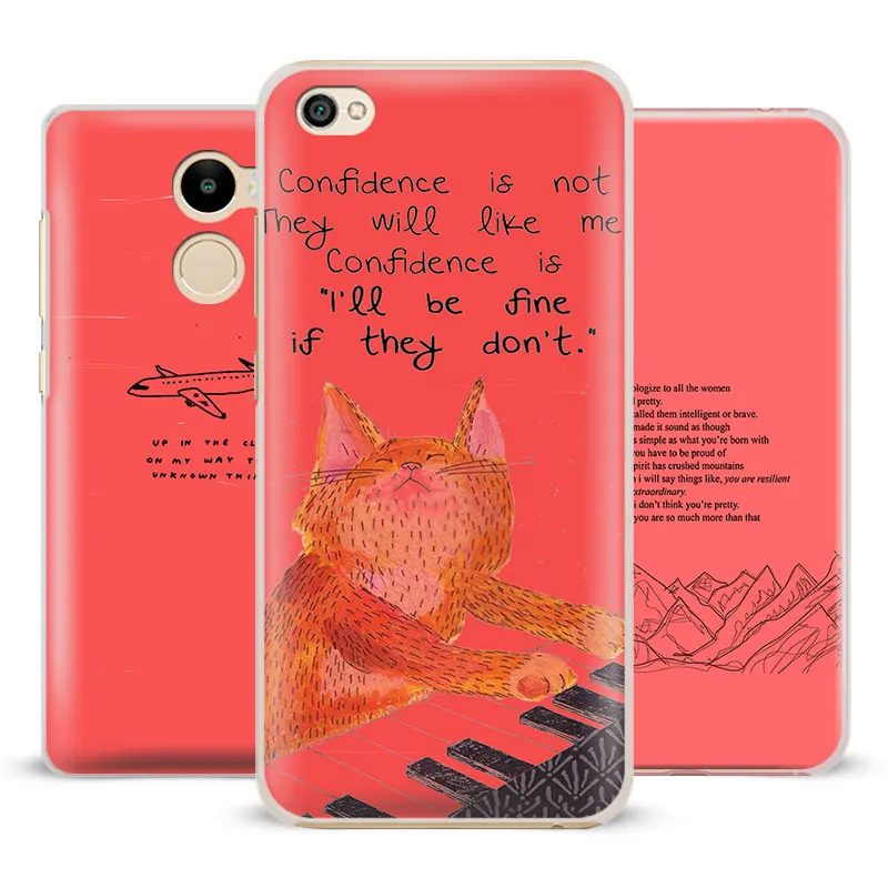 

Red doodles aesthetics Quotes Phone Case Shell Cover For Xiaomi Redmi Note 4 4X 5A 6 6A PRO Mi 8 5 5S PLUS Max A1 Note 2 3