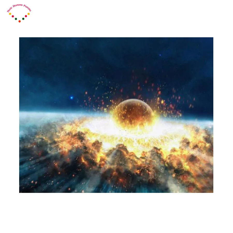 Magic embroiderydiamond mosaicdiy 5d diamond painting space 3d Magic embroiderydiamond mosaicdiy 5d diamond painting space 3d