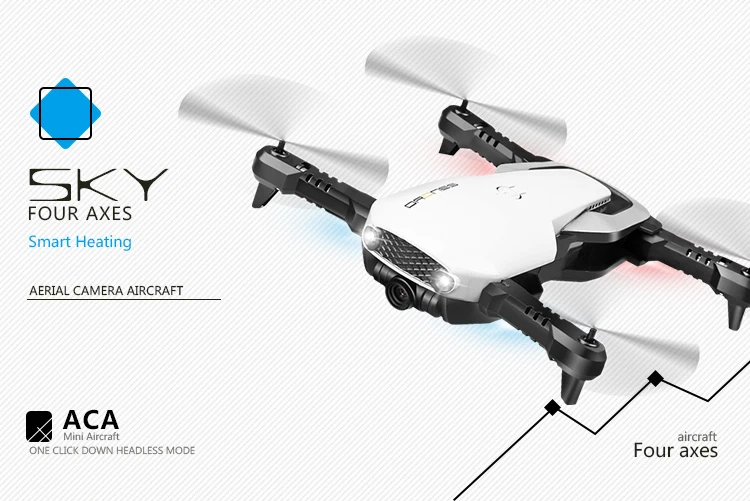 H2 радиоуправляемая беспилотная камера Drone с 1080 P WI FI HD Квадрокоптер камерой