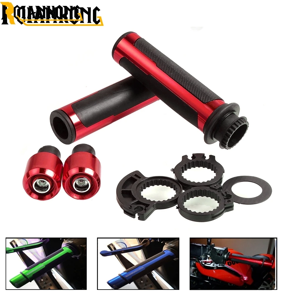 

22mm 7/8" Motorcycle Handle bar Handlebar Grips For Yamaha T-Max 500 T-Max 530/ABS Tracer 900 ABS V-MAX