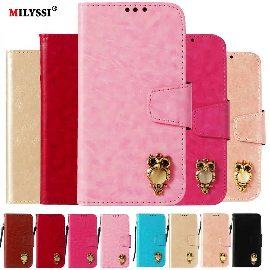 

Milyssi Luxury 3D Owl PU Leather Flip Case For iPhone X XR XS MAX Phone Case for iPhone X XR XS MAX Cover
