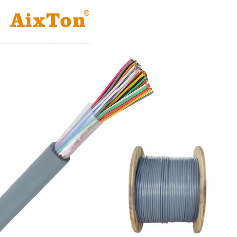 

AixTon Cat3 Multi Core 10 Pairs 25 Pairs 50 Pairs 100 Pairs Communication Indoor And Outdoor Telephone Cable 300m 1000ft