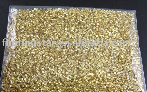 Обжимные бусины 10000x1 5 мм M175 с позолоченным покрытием 1 шт.|tube beads|beads beadsbead crimp |