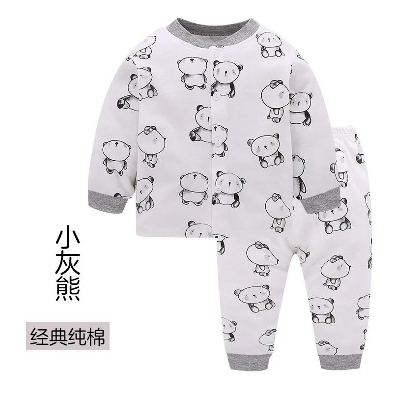 Одежда для маленьких мальчиков коллекция года, весенне-осенняя Домашняя футболка с длинными рукавами и рисунком+ штаны Одежда для новорожденных девочек детский костюм Bebes - Цвет: Y7206
