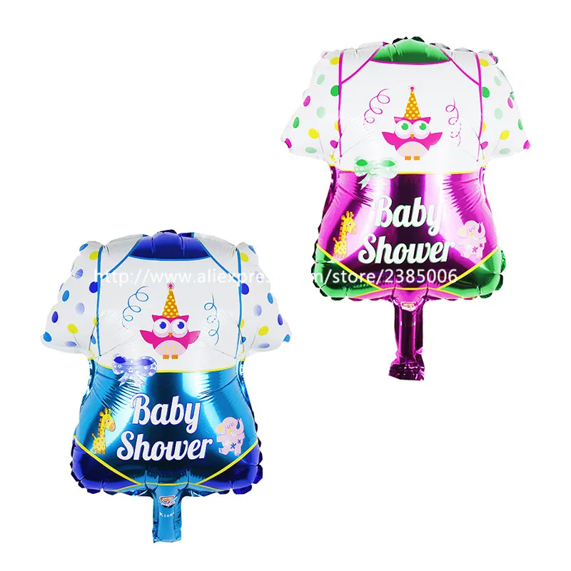 wholesale 50pcs 50*20cm baby shower MINI Clothes balloons dress balloon