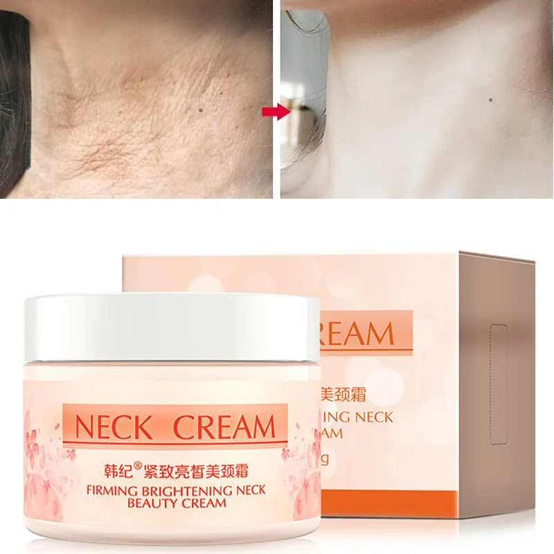 

Hankey Six Peptides Neck Cream Anti Wrinkle Remove Neck Mask Whitening Firming for Neck Skin Care Delicate and Slippery