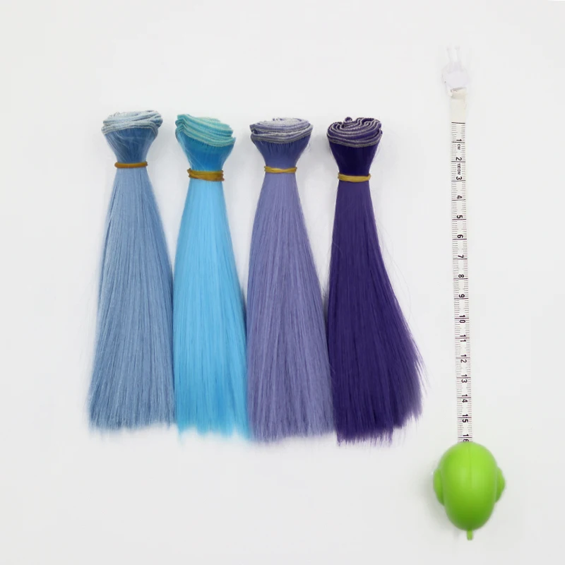Doll Wigs 15*100CM 20*100CM 25*100CM bjd Wig Doll Hair for DIY Straight Hair