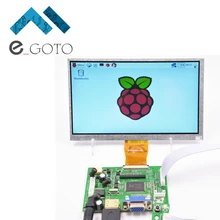 7 «дюймовый HD 800*480 ЖК-дисплей Дисплей модуль комплект AV + VGA + HDMI Мониторы для Raspberry Pi 2 модели B и Raspberry Pi B +.