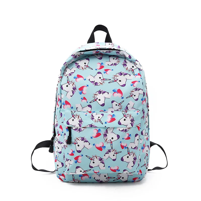 

Cute Unicorn Cartoon School Bags for Teenage Girls Casual Travel Backpack Women Printing Backpacks DropShipping Mochila Feminina