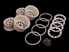 5B Nylon Super rueda de estrella con Beadlock anillo y tornillos Set x 4 unids para 1/5 Baja 5b, venta al por mayor y al por menor 85076