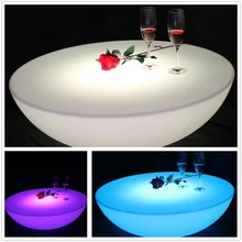 Новая горячая распродажа Водонепроницаемый светодиодный журнальный столик панель изменения цвета мебель SK-LF17(D80* H22cm) 1 шт