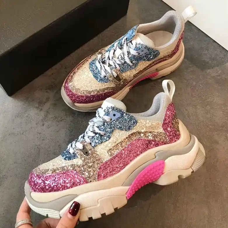 glitter tennis shoes for women
