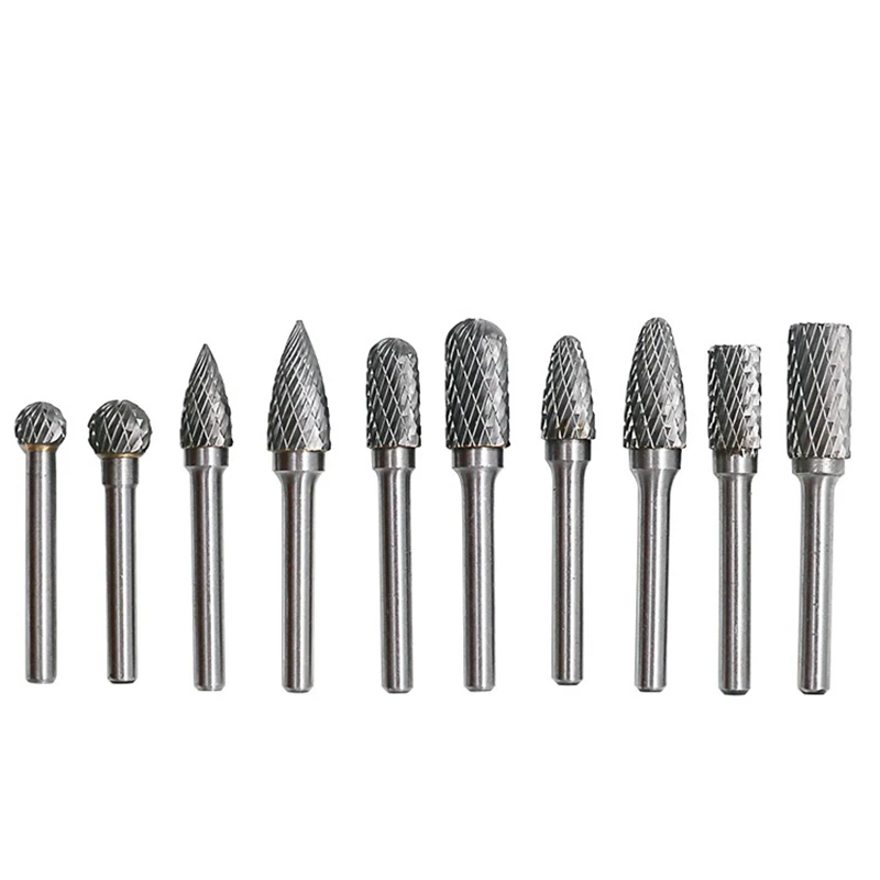 6x10 6x12mm Carbide Tungsten Steel Grinding Rotary Boring Cutter 5Pcs/Set Woodworking Wood Carving Knife For Woodwork Tools 6x10 6x12mm Carbide Tungsten Steel Grinding Rotary Boring Cutter 5Pcs/Set Woodworking Wood Carving Knife For Woodwork Tools