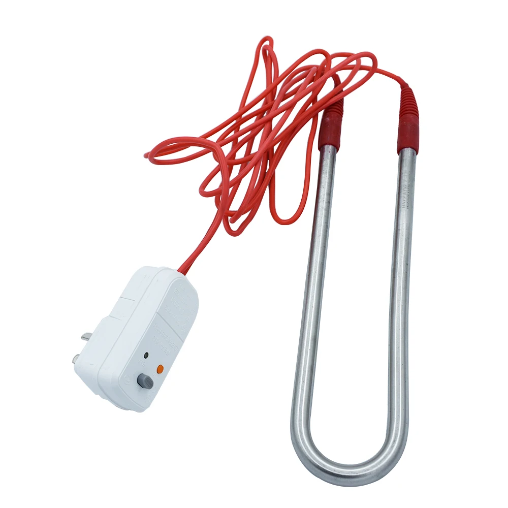 Stainless Steel Swimming Pool Heater Heating Element 150cm Line 1.5KW/2KW With Leak Proof Plug Hight-Power Immersion Heater