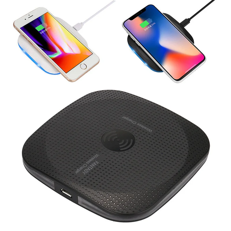 

Drop Verzending Qi Draadloze Snelle Oplader Opladen Pad For iPhone X 7 8/7 8 Plus for Samsung Note 8 S8/S8 + S6/S6 edge/S7/S7 Ra