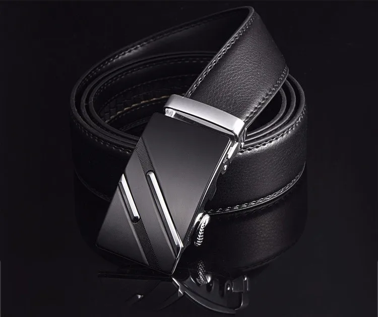 best belts for men [DWTS]Men Belts Metal Automatic Buckle Brand High Quality Belts for Men Famous Brand Luxury Work Business Strap holeless belt