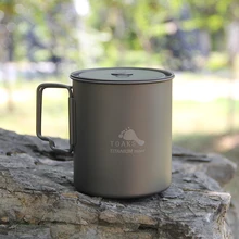 TOAKS Titanium Pot 750ml Ultralight Camping Tableware Titanium Bowl Mug Outdoor Picnic Cooking Pot POT-750 toaks 1600ml cookware set ultralight titanium pot frying pan outdoor camping titanium bowl titanium cup picnic