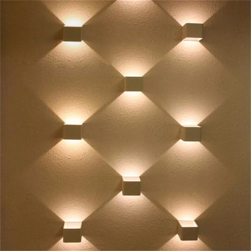 YWXLight Square Shape 3W Household Living Bedroom LED Wall light AC 110 - 240V