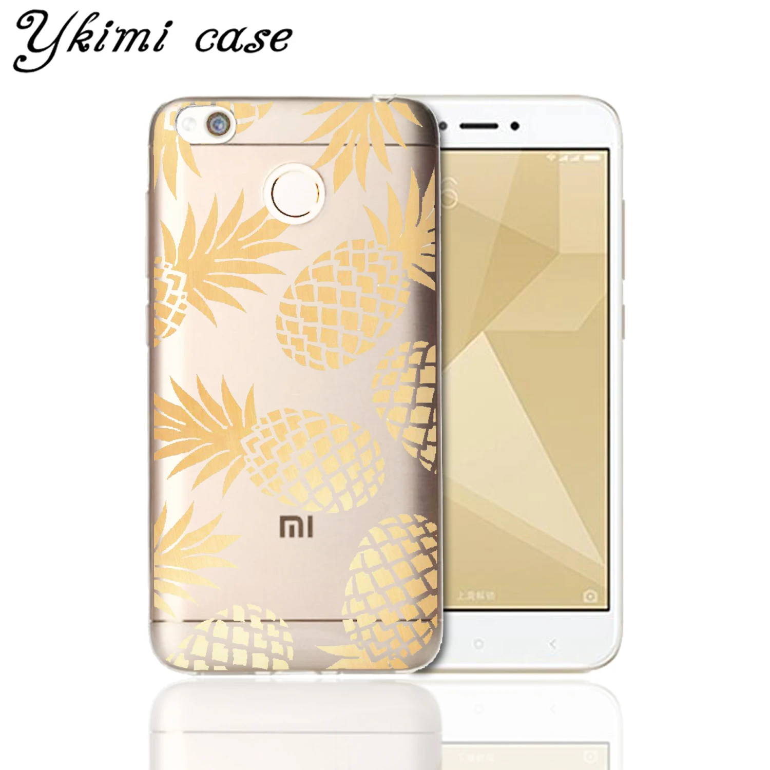 Ykimi case Fashion Fruits and Drinks Cover For Xiaomi Redmi 5 plus 5a 6 pro 6a 4x 4a note 4 4x 5 pro 5a 6 case soft Silicone TPU