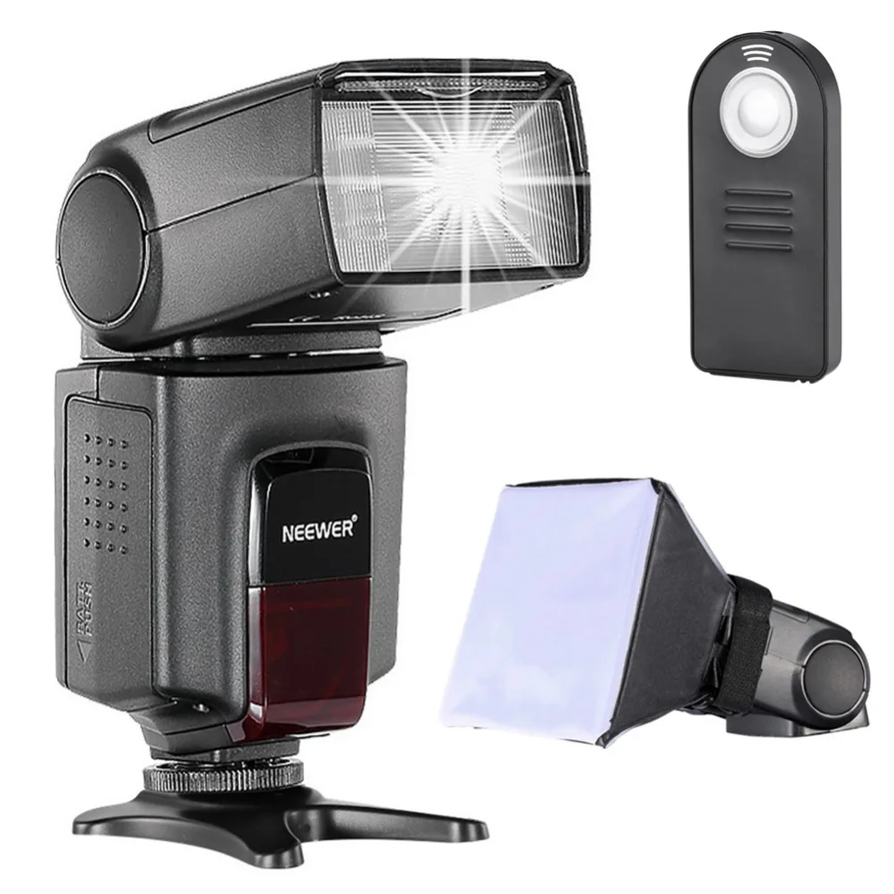 Вспышка Neewer Photo TT520 Speedlite для Canon Nikon Olympus Fujifilm и любых цифровых камер со стандартным
