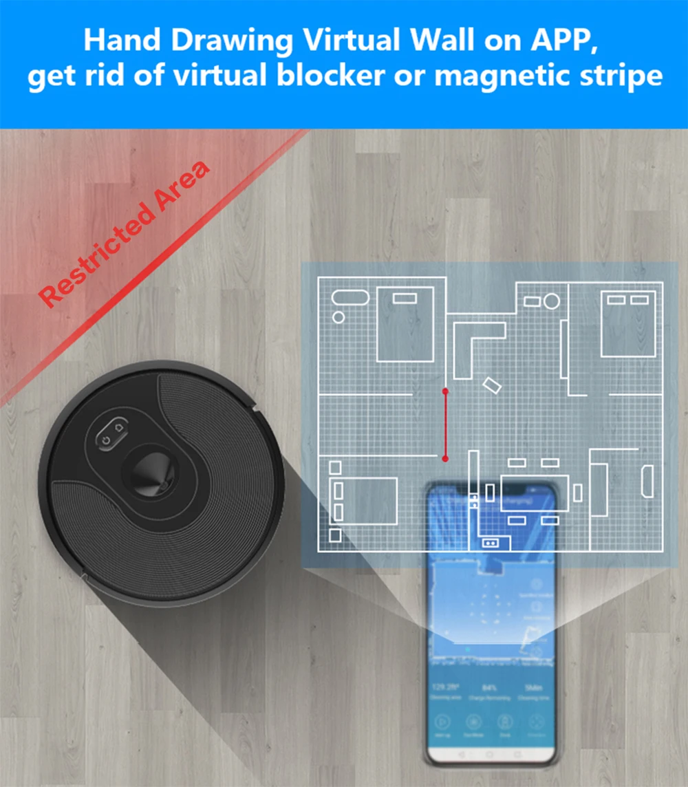 Abir Aspirateur Robot X6 Triple Navigation Appli Wifi Affichage De Cartes Mise A Niveau A Distance Bloqueur Virtuel Tirant A Main Reservoir D Eau Electrique Aliexpress