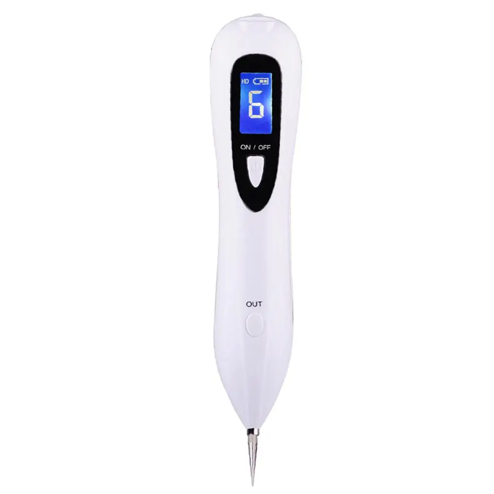 

Practical skin care mole tattoo freckle removal pen LCD sweep spot mole removing wart corns dark spot remover