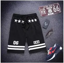 NEUE 2016 Sommer männer beiläufige dünne straße jogginghose boy lose herren strand hip hop elastische lose schwarz baumwolle shorts