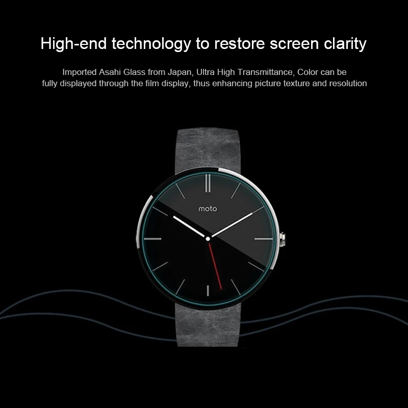 Высококачественная защитная пленка из закаленного стекла для Motorola MOTO 360 360S 360L Smart Watch 1st 2nd Gen 1 2 42 мм 46 мм стекло
