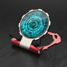 Железный человек Металл QI Беспроводное зарядное устройство настольная подставка для мобильного телефона зарядное устройство для iPhone X samsung S9 S8 10 Вт Быстрая зарядка