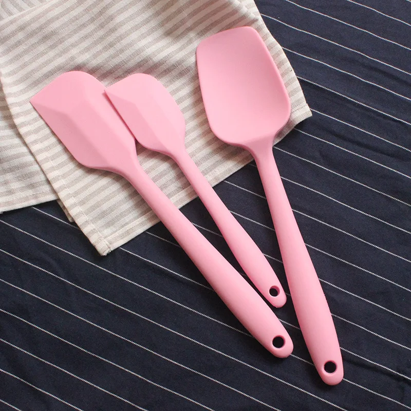 3pcs/set Food Grade Silicone Baking Mixing Spatula Scraper Stirring