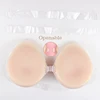 STD Style Fake Silicone Breast Forms Drag Queen for Shemale Cross Dressing Hot Open Boobs Artificial Tear Drop Shape ► Photo 2/6
