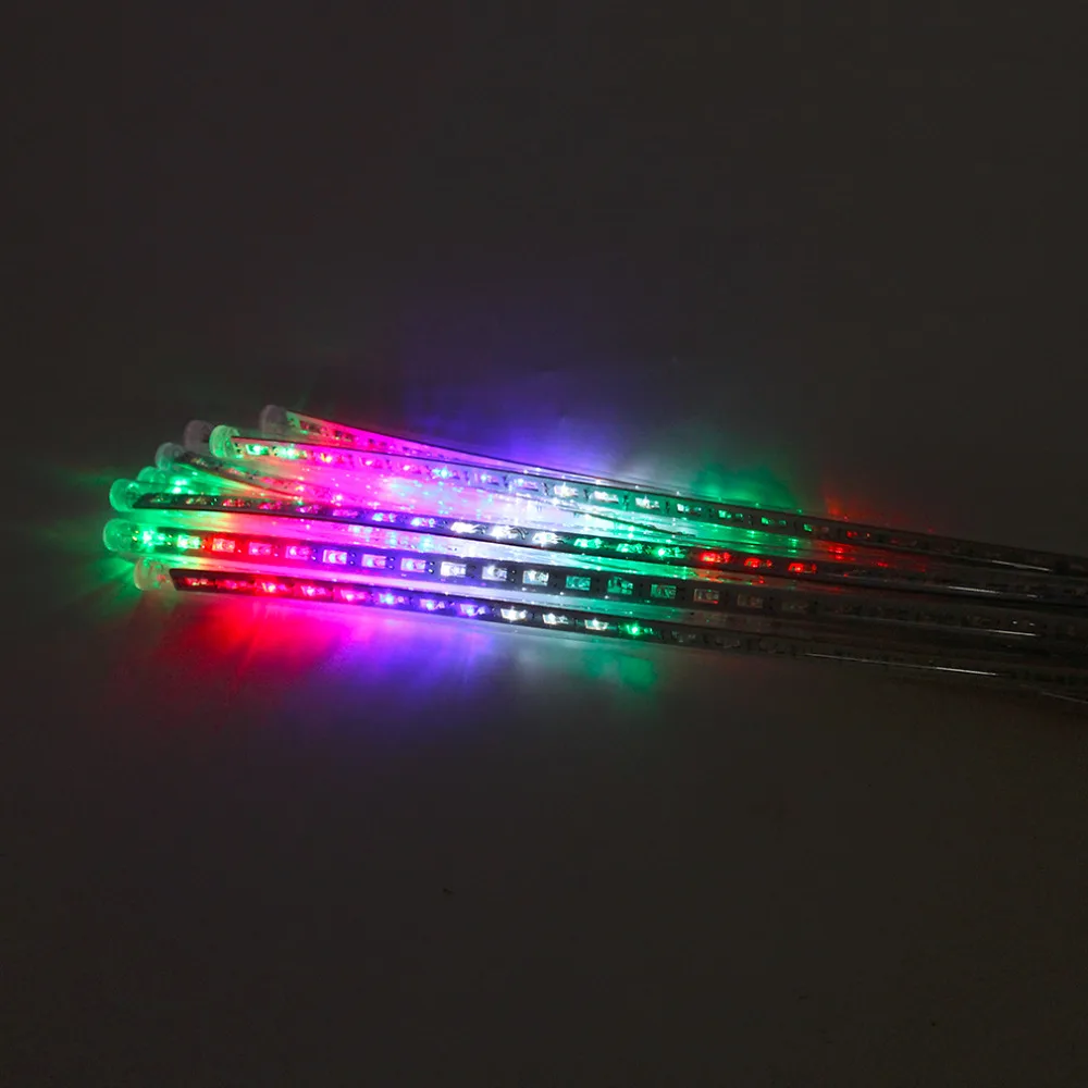 ICOCO 8pcs/lot 50cm DIY LED Meteor Shower Rain Tube Lights Outdoor