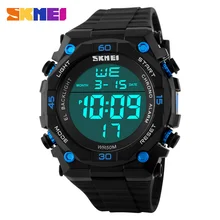 Hommes numérique montres homme Sport Montre LED Montres bracelet en caoutchouc de natation de course chronographe horloge relogio masculino SKMEI Marque