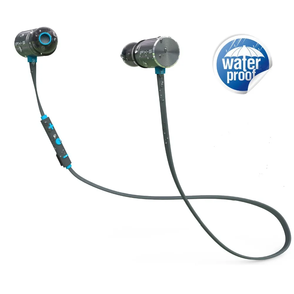 

Plextone BX343 Bluetooth Headphone IPX5 Waterproof Wireless Headset Earbuds with MIC for iOS android Phone MP3 Earphone