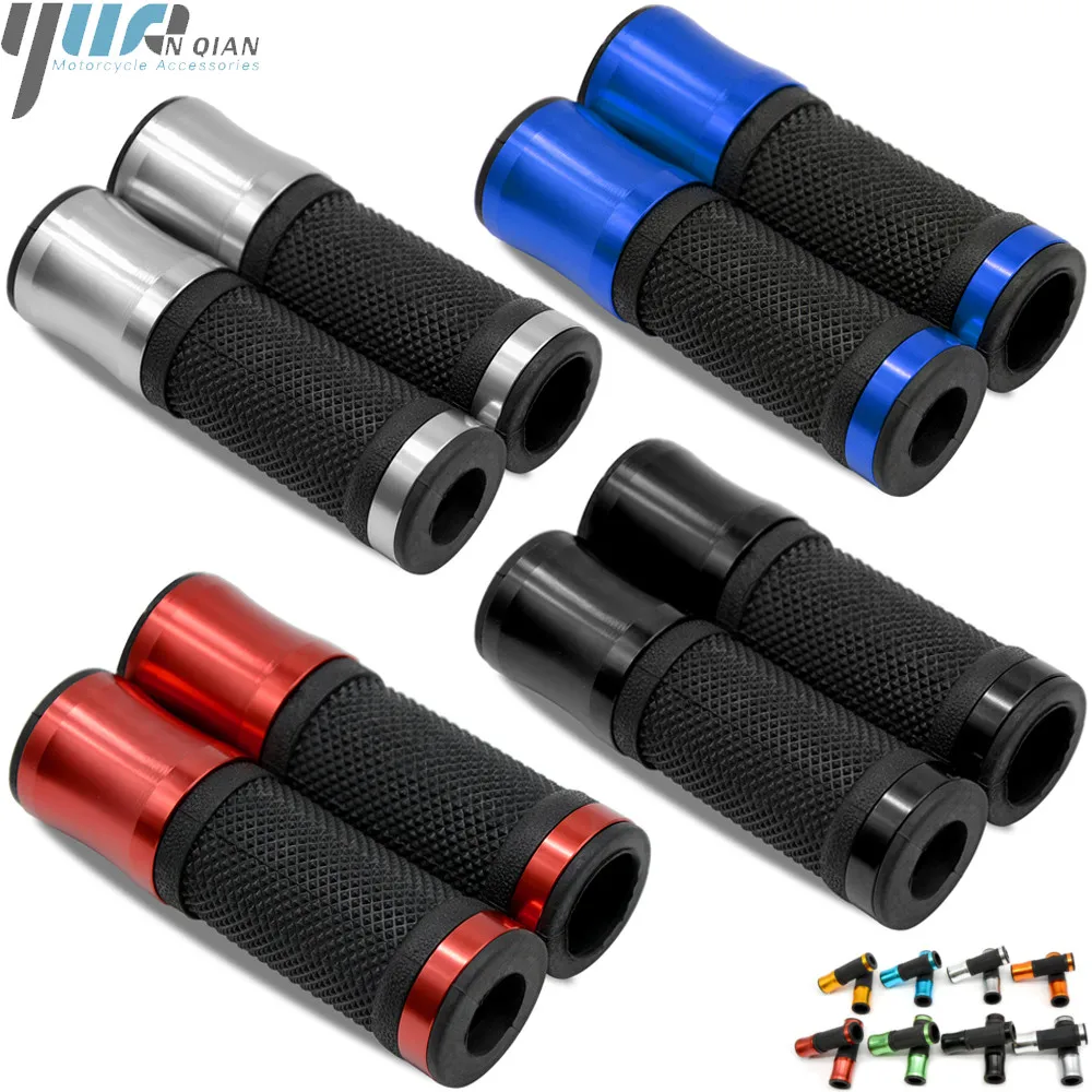 

Blue Black Universal For MOTO Grips 7/8" 22mm Handlebar Hand Grip and Bar Ends For Suzuki B-KING1300 HAYABUSA/GSXR1300 GSX1400