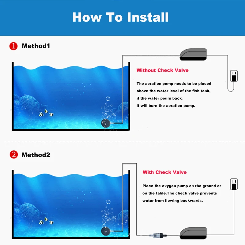 usb зарядка 1 отверстие/2 отверстия воздушные шарики, камень Аэратор Пруд насос портативный кислородный насос аквариум аэратор компрессор