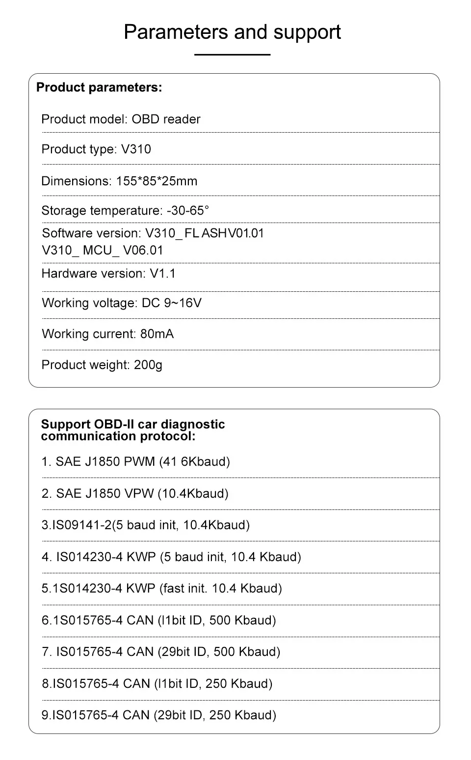 AOSHIKE OBD диагностический инструмент OBDII протоколы Смарт сканирующий инструмент код считыватель двигателя проверка OBD2 сканер Профессиональный