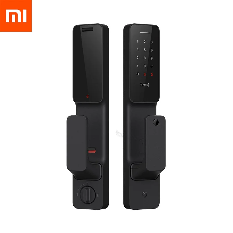 Xiaomi Mijia Smart Door Lock Smart lock Fingerprint Password NFC Bluetooth Unlock Detect Alarm Work Mi Home App Control