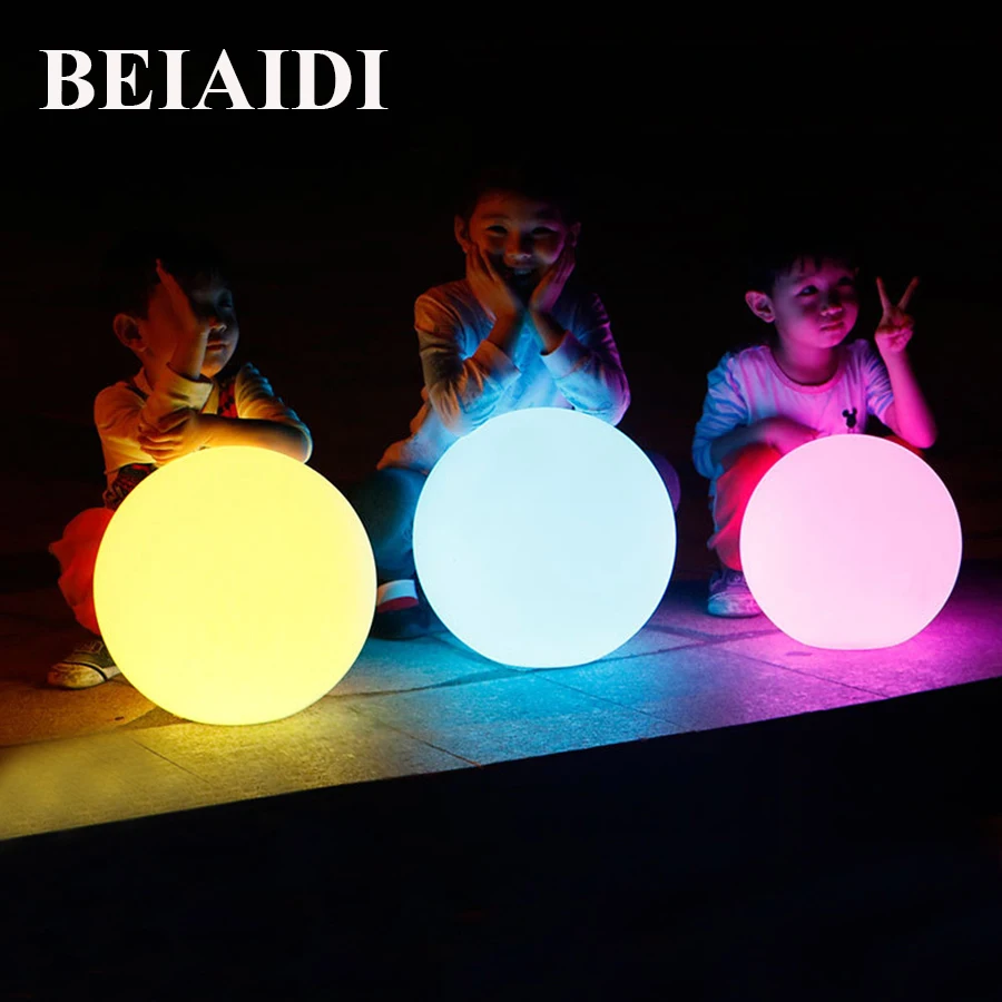 Водонепроницаемый светодиодный RGB-светильник BEIAIDI IP68 плавающий шар с подсветкой
