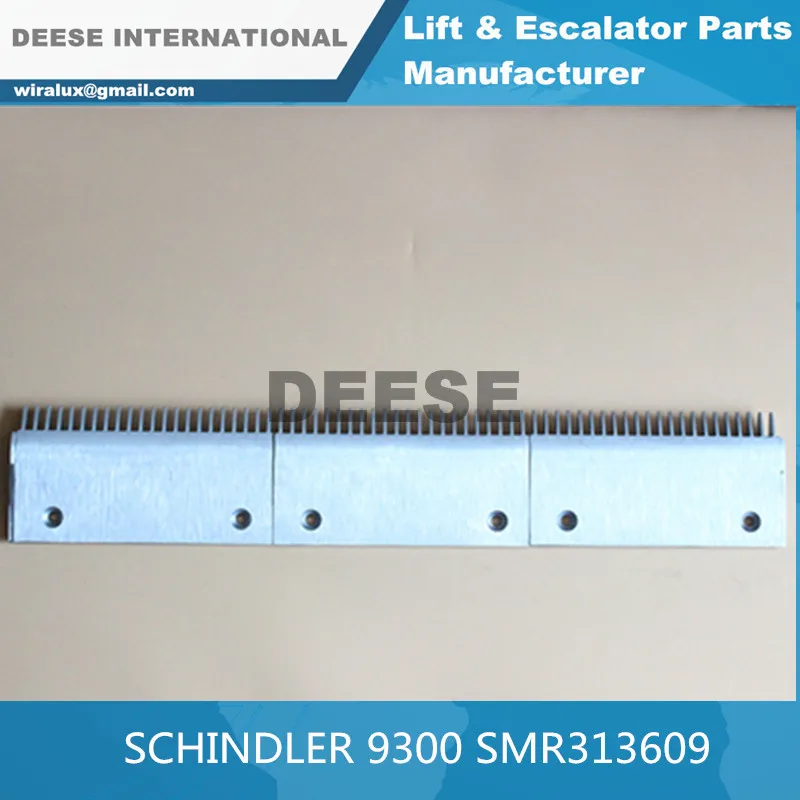 

Schindler 9300type SMR313609 Escalator Step Yellow Come Plate 22 teeths