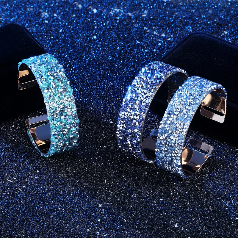 Новое модное украшение со стразами браслет женские популярные европейские и американские классические хрустальные браслеты-подарки Pulseras